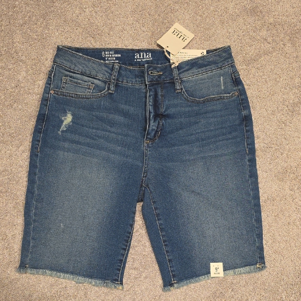 ANA Classic Blue Denim Shorts